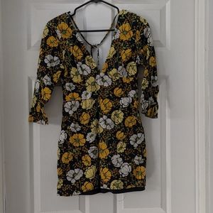 Floral mini dress